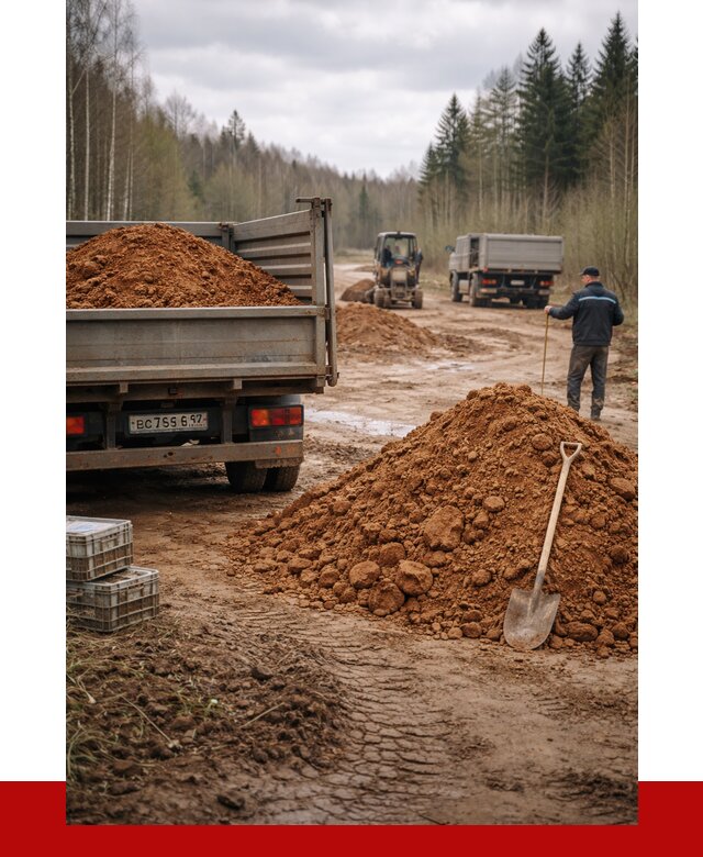 Глина и суглинки в Рыбинске от 4684 р. за куб | ПРОНЕРУДРбн