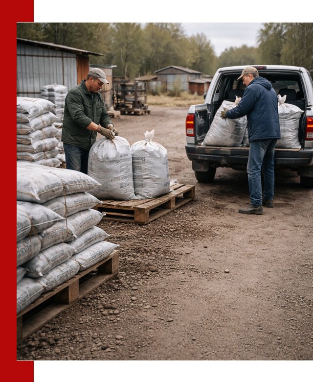 Купить конский навоз в мешках с доставкой в Рыбинске