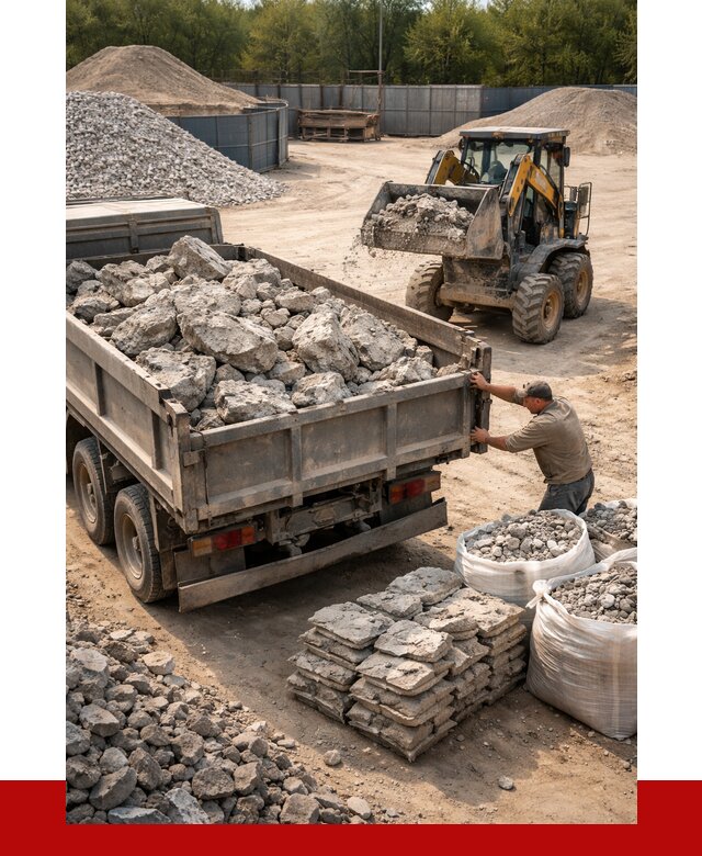 Купить бой бетона с доставкой в Рыбинске от 4996 р. | ПРОНЕРУДРбн