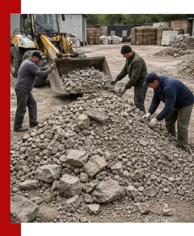 Демонтаж и вывоз бой бетона в Рыбинске