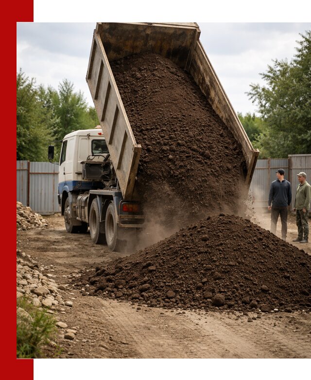 Доставка самосвалом 10 кубов в Рыбинске быстро и надёжно