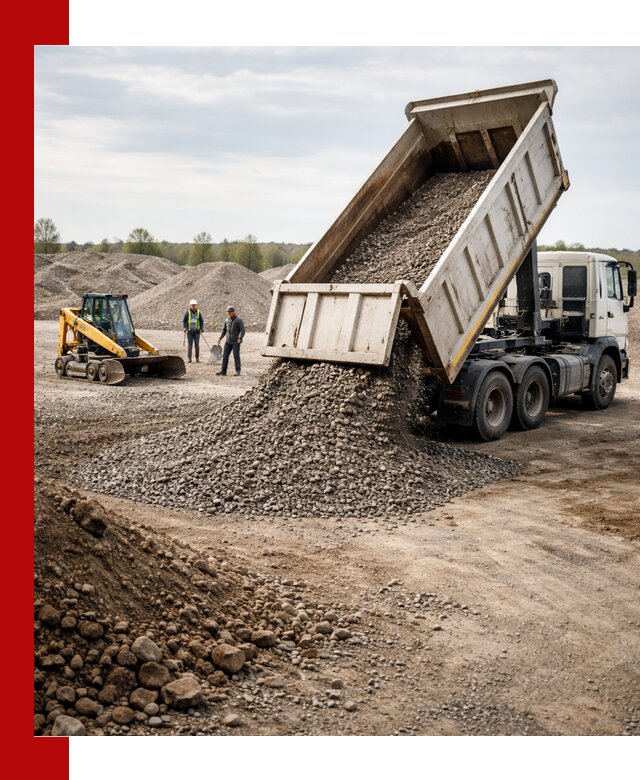 Доставка самосвалом 25 м³ в Рыбинске быстро и надежно