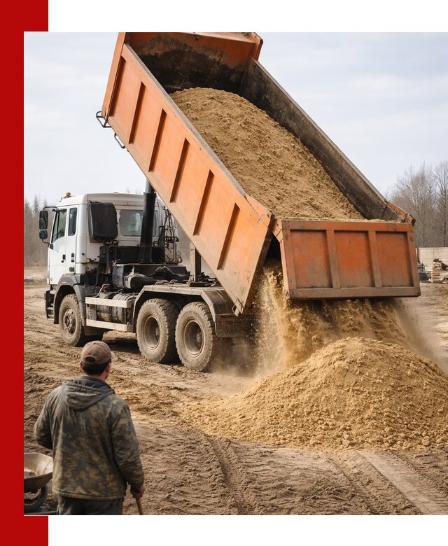 Аренда самосвала 20 тонн для перевозки грузов в Рыбинске