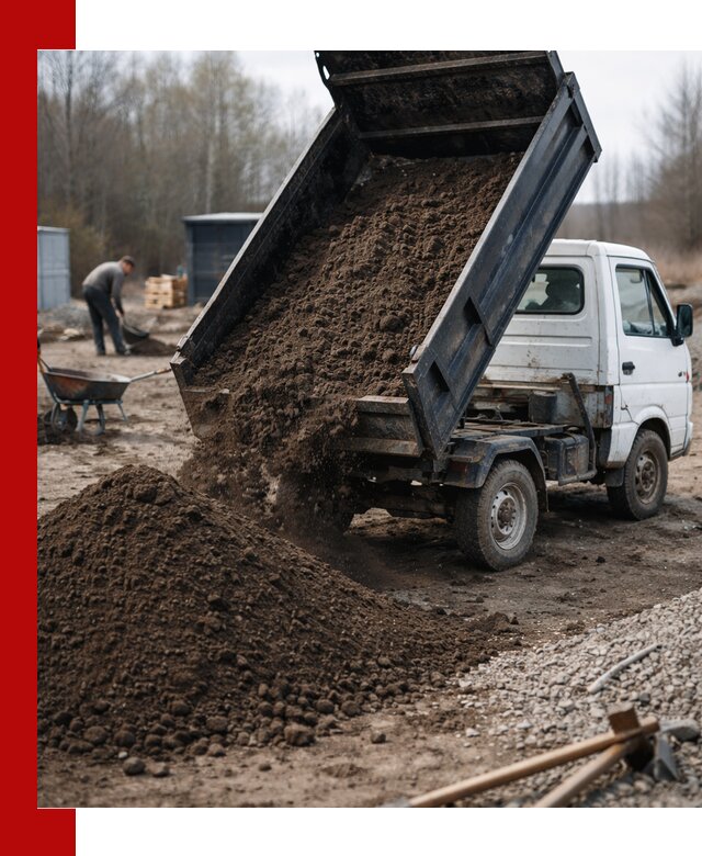 Аренда минисамосвала в Рыбинске для доставки сыпучих материалов