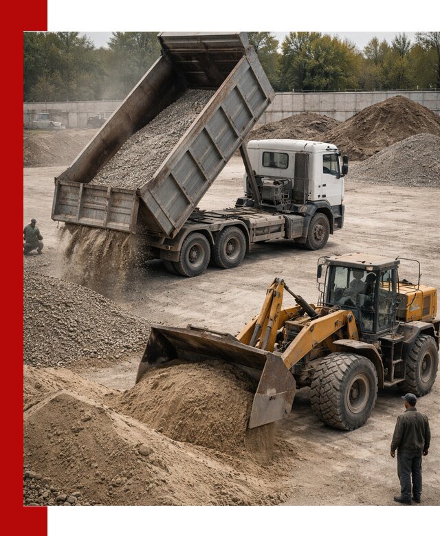 Перевозка сыпучих грузов самосвалами и бортовыми в Рыбинске