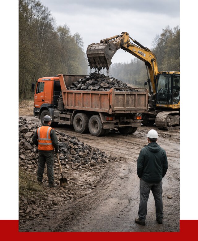 Вывоз асфальта в Рыбинске от 4684 р. самосвалом ПРОНЕРУДРбн