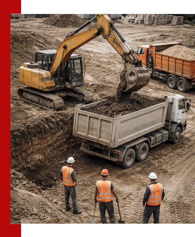 Разработка грунта для строительства и благоустройства в Рыбинске