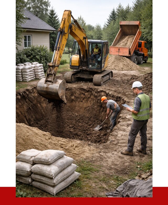 Рытье котлована в Рыбинске быстро от 4684 р. ПРОНЕРУДРбн