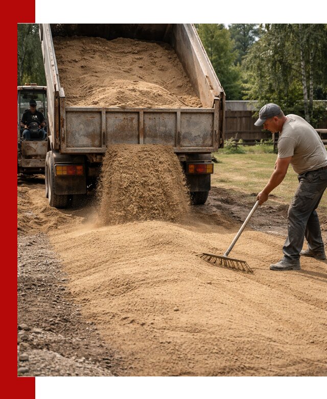 Отсыпка участка песком в Рыбинске быстро и качественно